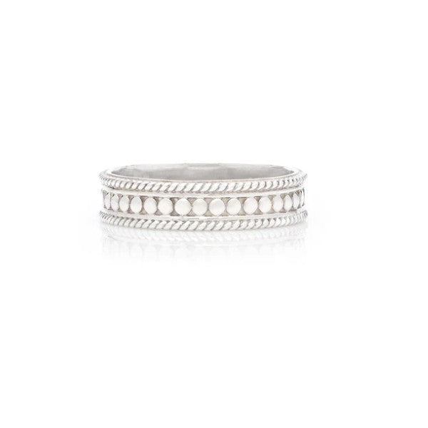 ANNA BECK Classic Stacking Ring - Silver