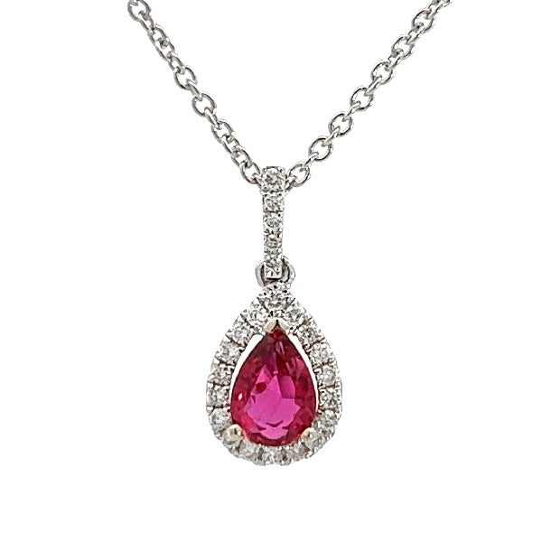 Ruby and Diamond Pendant