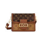 Load image into Gallery viewer, Certified Authentic Pre-Owned LOUIS VUITTON Mini Dauphine Monogram Reverse Crossbody Bag
