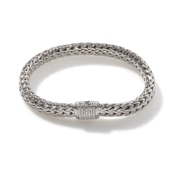 JOHN HARDY Silver Icon Diamond Bracelet