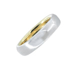 Load image into Gallery viewer, Men's Palladium and 18K Yellow Gold 5mm Wedding Band