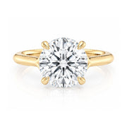 MICHAEL M 18K Yellow Gold Round Solitaire Engagement Ring