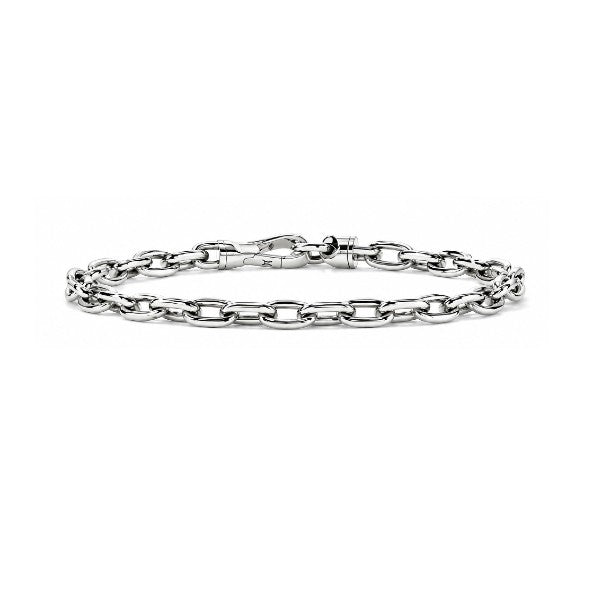 JOHN HARDY Sterling Silver 5mm Oval Link Bracelet-Medium