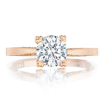Load image into Gallery viewer, Simply Tacori Pretty in Pink Solitaire Engagement Ring
