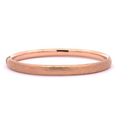 Hammered Gold Bangle Bracelet