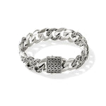 Load image into Gallery viewer, JOHN HARDY 14mm Silver Curb Link Station Bracelet