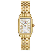 MICHELE Deco Park 18K Gold-Plated Watch