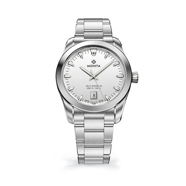 MONTA Noble Automatic 38.5mm Opalin Silver Dial