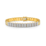 Load image into Gallery viewer, 14K Yellow Gold Diamond Bracelet
