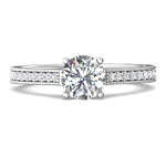 Load image into Gallery viewer, Pave Diamond Engagement Ring