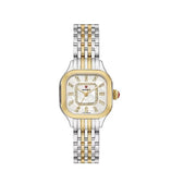 MICHELE Meggie Two-Tone 18K Gold-Plated Diamond Dial Watch
