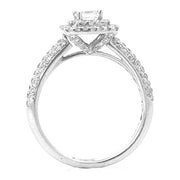 Double Halo Asscher Engagement Ring - Proposal Ready