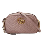 Load image into Gallery viewer, Certified Authentic Pre-Owned GUCCI Crossbody From The Marmont Collection Dusty Rose