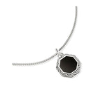 Load image into Gallery viewer, Men&#39;s Silver Black Onyx Pendant Necklace
