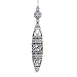Load image into Gallery viewer, Diamond Open Drop Necklace
