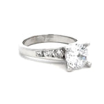 Load image into Gallery viewer, Diamond Engagement Ring with Side Stones
