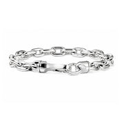 JOHN HARDY Sterling Silver Medium Oval Link Chain Bracelet-8MM