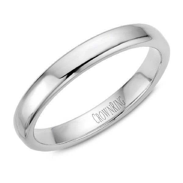 Ladies Traditional 3.5mm Domed Supreme Wedding Band