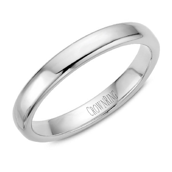 Ladies Traditional 3.5mm Domed Supreme Wedding Band