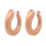 Load image into Gallery viewer, Rose Gold Hoop Earrings
