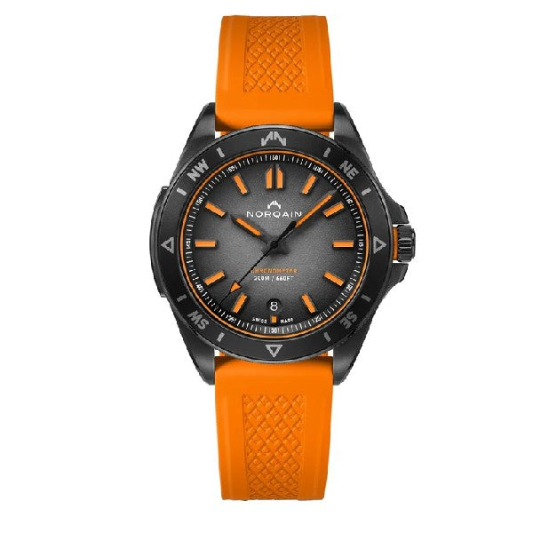 NORQAIN Adventure Neverest 40mm Stainless Steel & Black DLC -