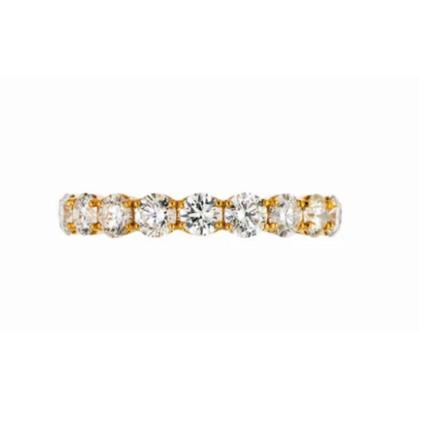 SETHI COUTURE 18K Rose Gold Molina White Diamond Band