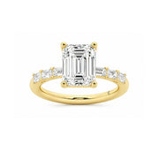 14K Yellow Gold Solitaire Diamond Engagement Ring