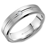 Load image into Gallery viewer, Men&#39;s Gold and Diamond Wedding Band
