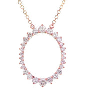 Diamond Circle Necklace