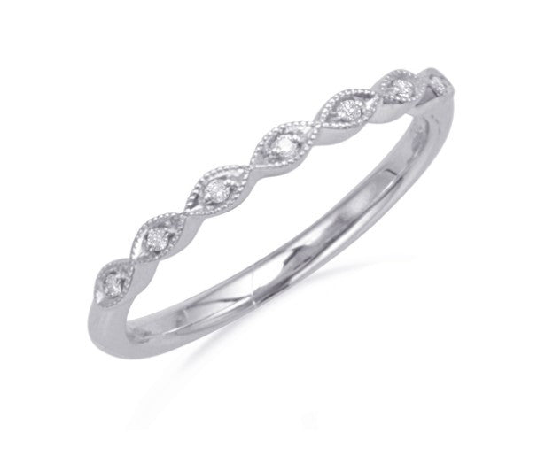 Diamond Stackable or Wedding Band