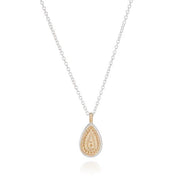 ANNA BECK Teardrop Pendant Necklace - Reversible