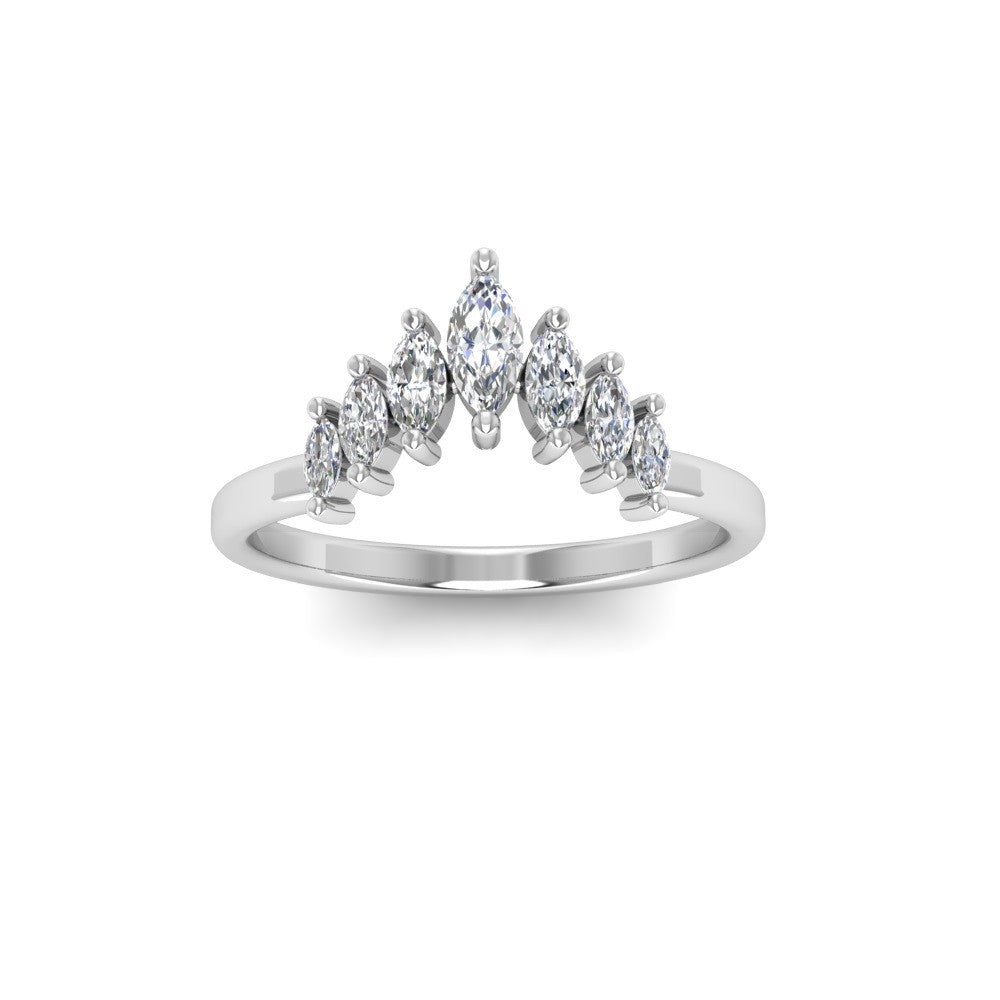 Diamond Tiara Wedding Band