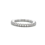 Load image into Gallery viewer, DEMEGLIO 18K White Gold Stretchable Diamond Ring