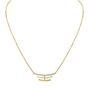 ETHO MARIA 18K Yellow Gold Diamond Neclace