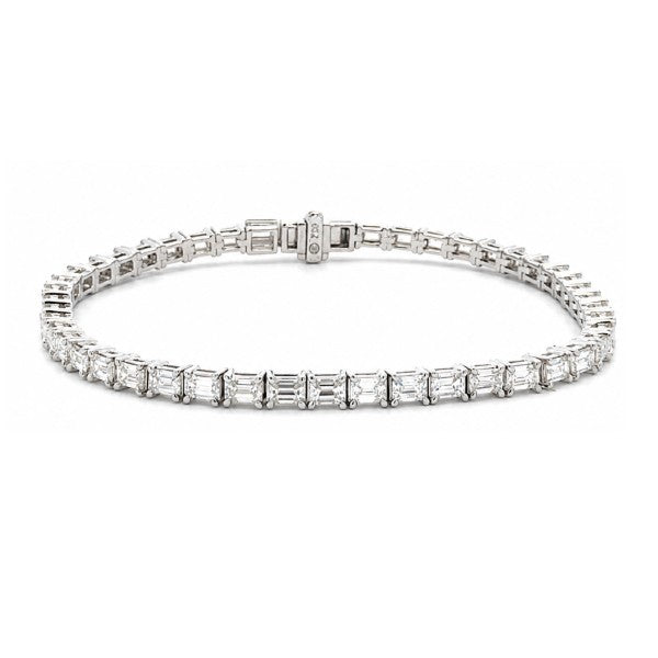18K White Gold Diamond Tennis Bracelet