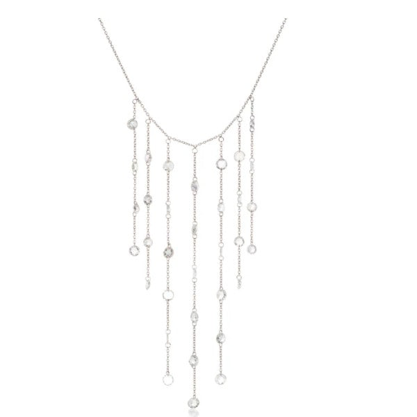 SETHI COUTURE 18K White Gold White Diamond Necklace