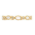 Load image into Gallery viewer, Amara Marquise Rose Cut Diamond Band

