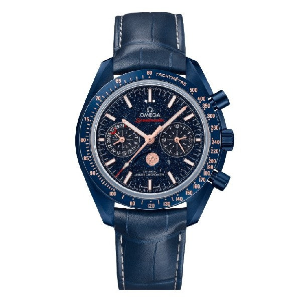 OMEGA Speedmaster Moonphase Chronograph Blue Side of the Moon 44.25mm