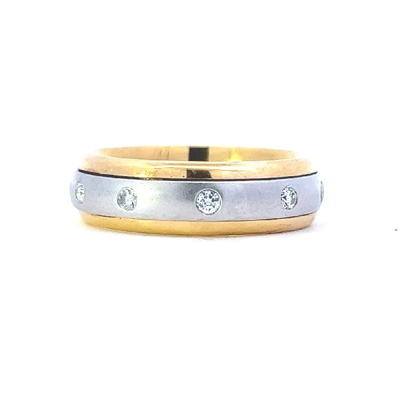 Men's Diamond Spinner Wedding Band