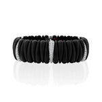 Load image into Gallery viewer, ROBERTO DEMEGLIO Matte Black Ceramic and 18K White Gold Artiglio Diamond Bracelet