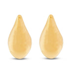 Load image into Gallery viewer, 14K Yellow Gold Sculpted Teardrop Earrings
