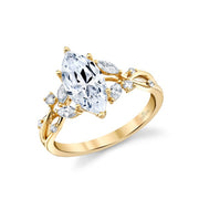 PARADE DESIGNS 14K Yellow Gold Marquise Vintage-Inspired Engagement Ring