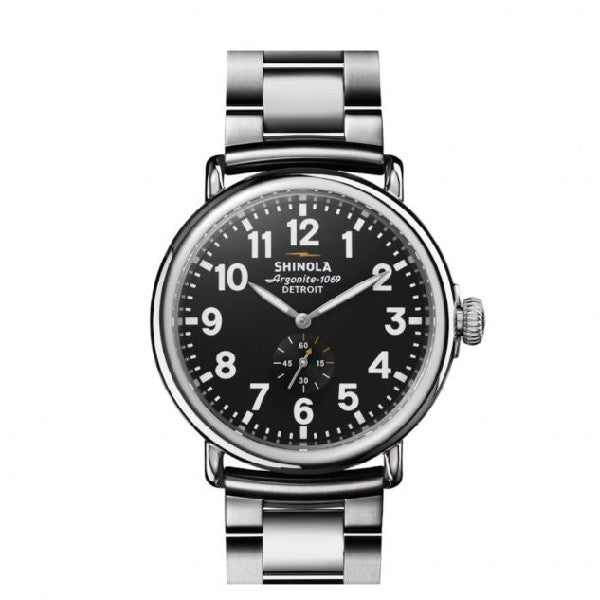 SHINOLA Runwell 47mm Men's Watch, Black Dial