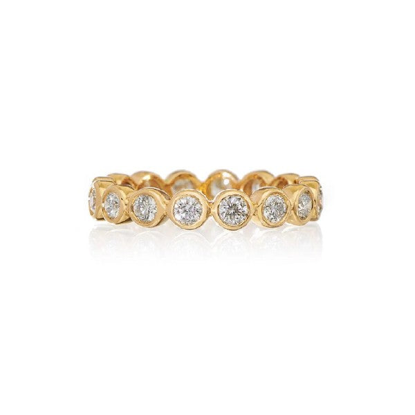 SETHI COUTURE Modern Bezel Yellow Diamond Band