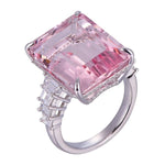 Load image into Gallery viewer, Morganite and Diamond Ring
