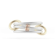 SPINELLI KILCOLLIN Sterling Silver and 18K Acacia SG Linked Rings