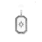 Load image into Gallery viewer, SETHI COUTURE 18K White Gold P.S. Celeste White Diamond Large Tag Pendant