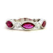 VALANI Ruby and Diamond Ring