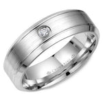 Load image into Gallery viewer, Men&#39;s Diamond 7mm Wedding Band