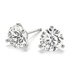 Load image into Gallery viewer, 14K White Gold Natural Diamond Stud Earrings 2.00ctw